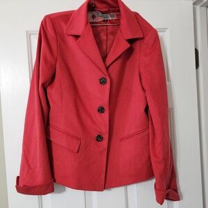 LAFAYETTE 148 NY Red Blazer Jacket